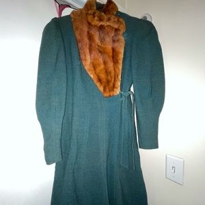 Vintage faux Fox Hair coat